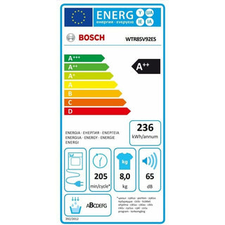 Kondensationstrockner BOSCH WTR85V92ES 8 kg