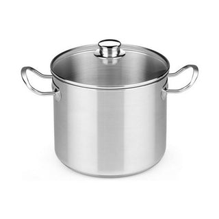 Topf mit Glasabdeckung BRA A343936 10,5 L Stahl Edelstahl Edelstahl 18/10