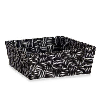 Mehrzweckkorb Kipit A3-6930A9 Schwarz Stoff 2,4 L 20 x 8 x 24 cm Geflochten (24 Stück)