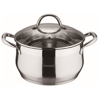 Topfset Bergner Gourmet Edelstahl Silberfarben (8 pcs)