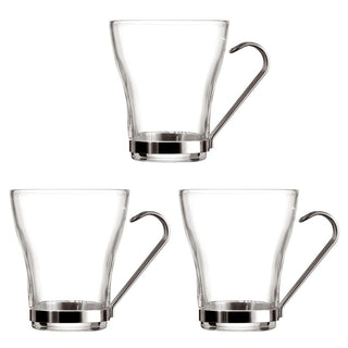 Tasse Kaffee und Tee Quid Supreme Durchsichtig 250 ml 3 Stücke