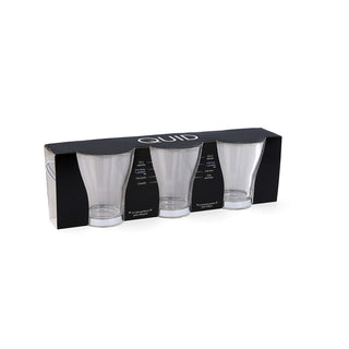 Tasse Kaffee und Tee Quid Supreme Durchsichtig 250 ml 3 Stücke