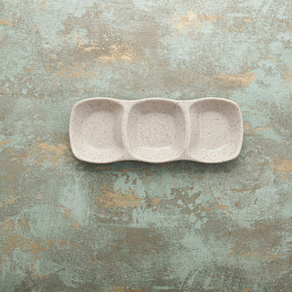 Tablett für Snacks Bidasoa Ikonic Grau Kunststoff Melamine 28,6 x 10,9 x 3,1 cm (12 Stück) (Pack 12x)