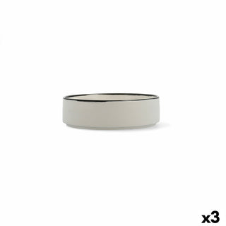 Satz für Appetithäppchen Ariane Vital Filo Weiß aus Keramik Ø 18 cm (3 Stück)