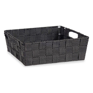 Korb 23 x 8 x 27 cm Schwarz 3 L