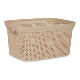 Korb Beige Kunststoff 5 L 19,5 x 14 x 27,5 cm