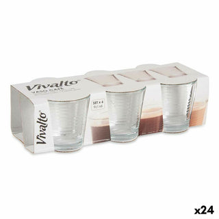 Gläserset Vivalto 3503/WH6 Durchsichtig Glas 90 ml (24 Stück)