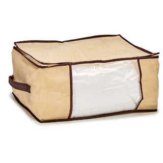 Aufbewahrungstasche Kipit AR1903037 Creme Polyester Polypropylen 27 L 45 x 30 x 20 cm (24 Stück)