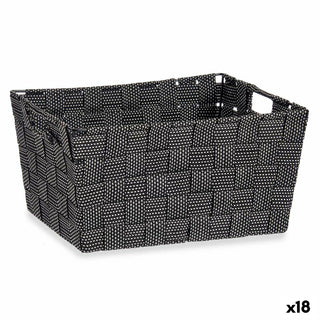 Mehrzweckkorb Kipit A3-6883 Schwarz Stoff 30 x 14 x 20 cm 20 x 14 x 30 cm (18 Stück)