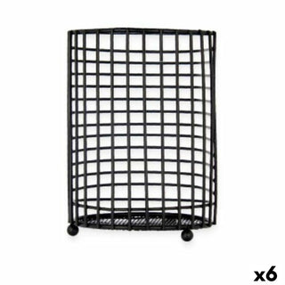 Gefäß für Küchenutensilien Kinvara W7728-2P Metall 11,3 x 16 x 11,3 cm (6 Stück)