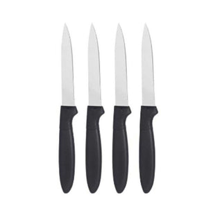 Messerset Kinvara CN-KT172244D Schwarz Silberfarben Edelstahl Kunststoff 19,5 x 2 x 1 cm (12 Stück)